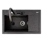 Гранітна мийка VALESO ATRUM 7950 матова Графіт
