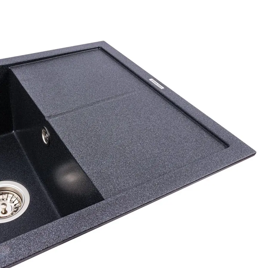 Гранітна мийка VALESO CRIPTA 6550 матова Карбон
