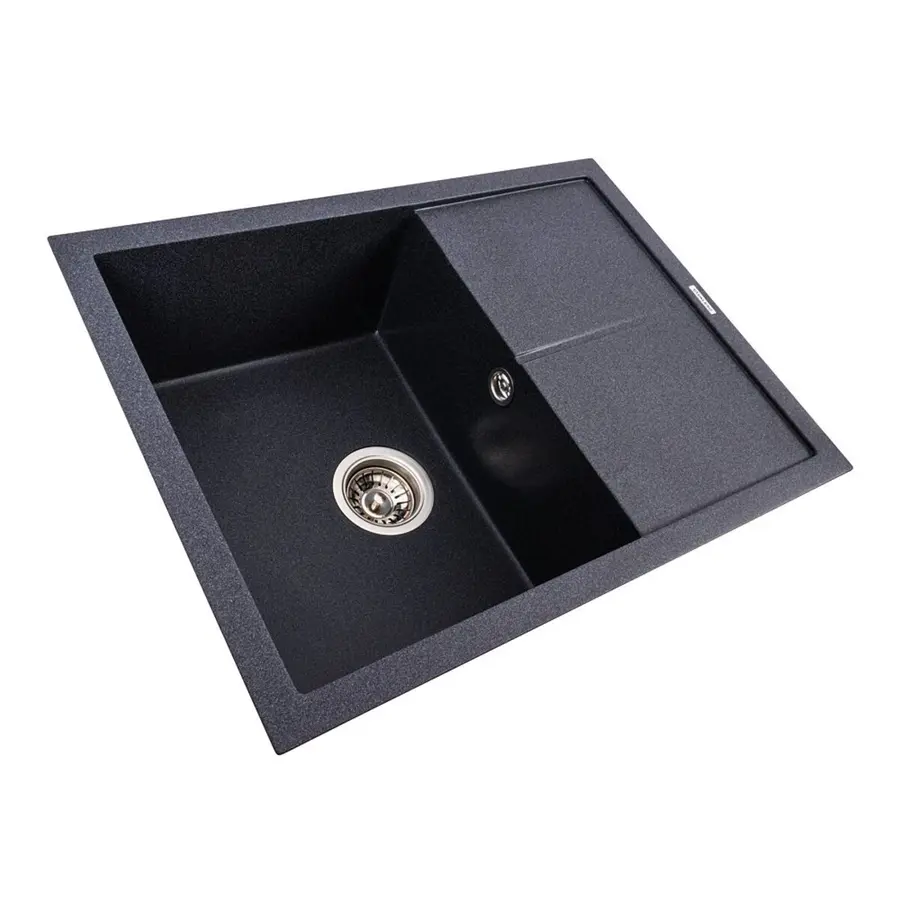 Гранітна мийка VALESO CRIPTA 6550 матова Карбон