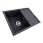 Гранітна мийка VALESO CRIPTA 6550 матова Карбон