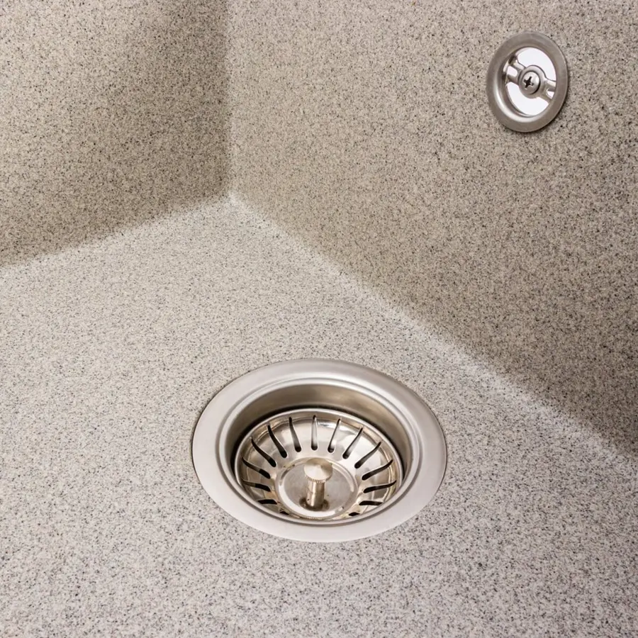 Гранитная мойка для кухни VALESO CRIPTA 6550 матовая Серая