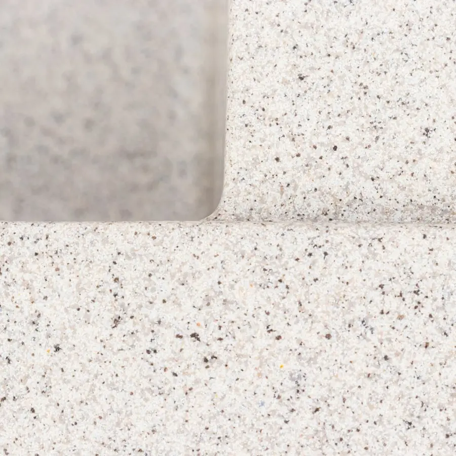 Гранитная мойка для кухни VALESO CRIPTA 6550 матовая Серая