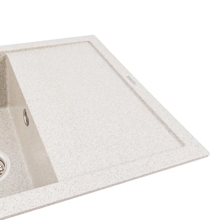 Гранитная мойка для кухни VALESO CRIPTA 6550 матовая Серая