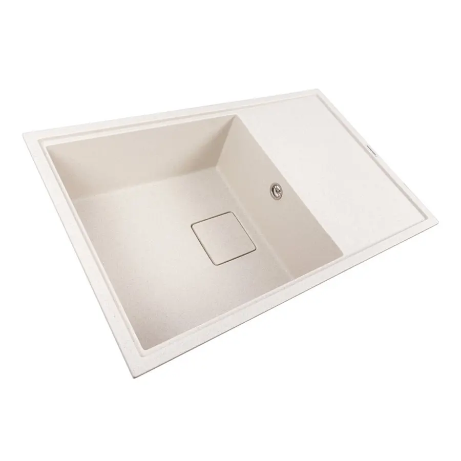 Гранітна мийка VALESO GALANS 7850 матова Біла в крапку