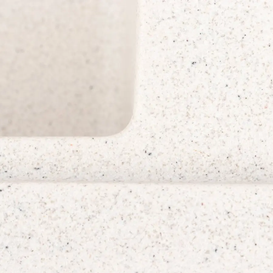 Гранітна мийка VALESO GALANS 7850 матова Біла в крапку