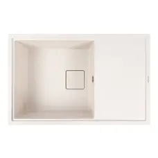 Гранітна мийка VALESO GALANS 7850 матова Біла в крапку