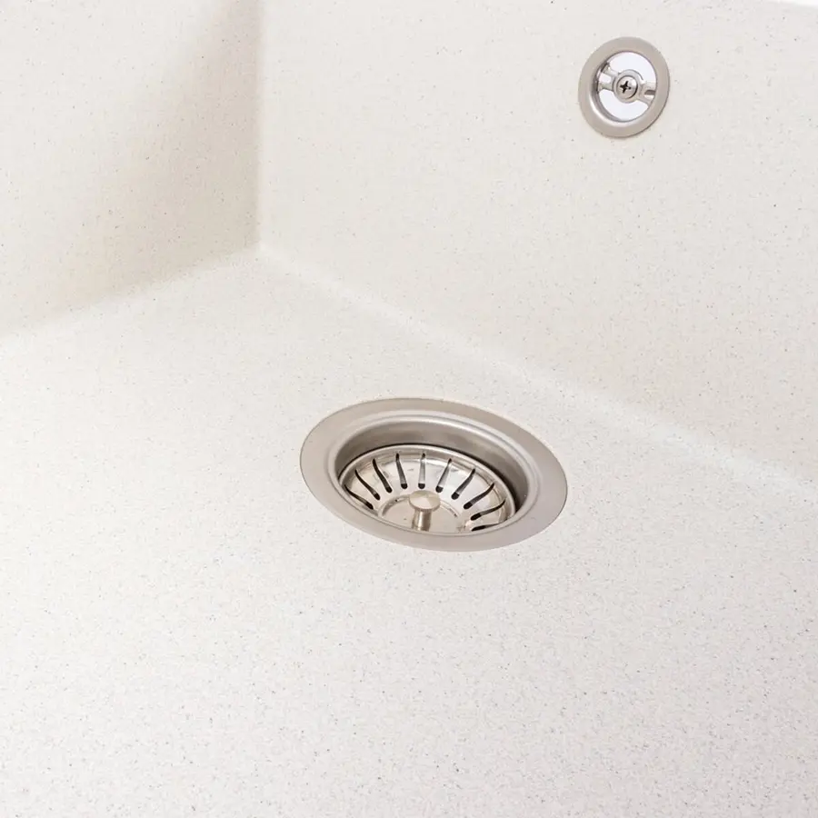 Гранітна мийка VALESO CALYPSO 7950 матова Біла в крапку