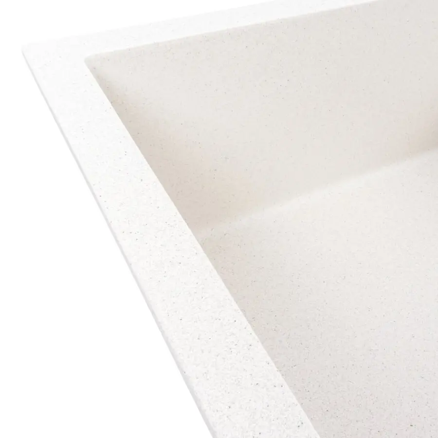 Гранітна мийка VALESO CALYPSO 7950 матова Біла в крапку