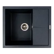 Гранітна кухонна мийка Valeso 5850 REYNA матова антрацит