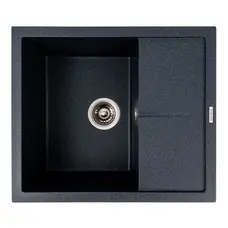 Гранітна кухонна мийка Valeso 5850 REYNA матова антрацит