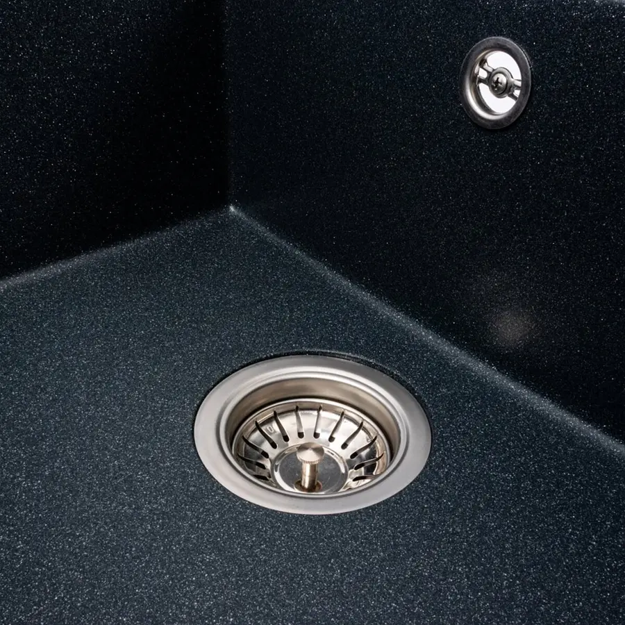 Гранітна кухонна мийка Valeso 5850 REYNA матова антрацит