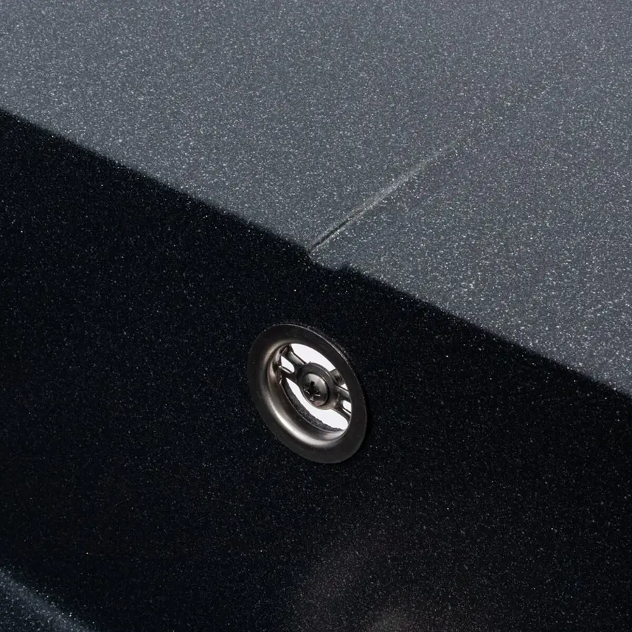 Гранітна кухонна мийка Valeso 5850 REYNA матова антрацит