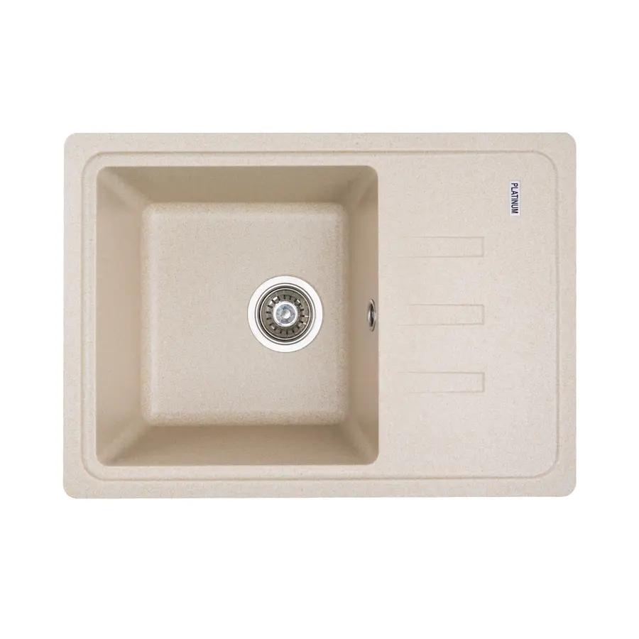 Гранітна мийка для кухні Platinum 6243 LIANA матова Сафарі