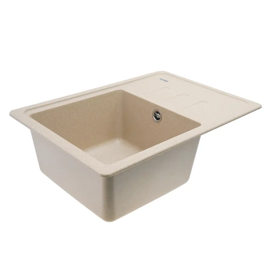 Гранітна мийка для кухні Platinum 6243 LIANA матова Сафарі