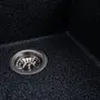 Гранітна мийка для кухні Platinum 4040 RUBA матовий Графіт