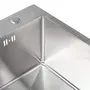Кухонная мойка Platinum Handmade 500x500x220 (толщина 3,0/1,5 мм + дозатор в комплекте)
