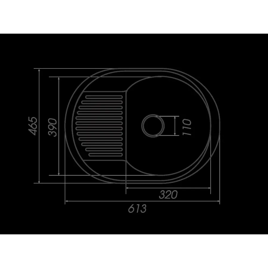 Гранітна мийка для кухні Platinum 6247 BORA глянець Сірий мусон