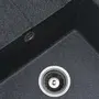 Гранітна мийка для кухні Platinum 5851 ARIA матова Графіт
