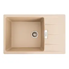 Гранітна мийка для кухні Platinum 7850 ROMA матова (сафарі)