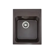 Гранітна мийка для кухні Platinum 4050 RUBY глянець Мокко