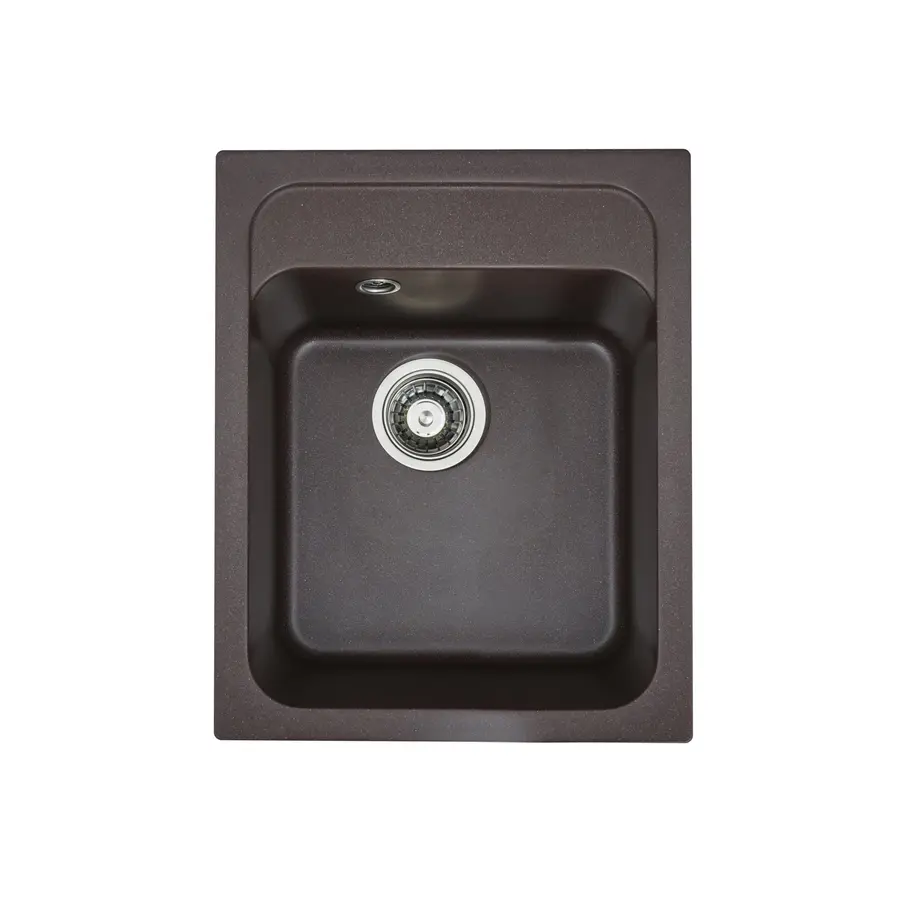 Гранітна мийка для кухні Platinum 4050 RUBY глянець Мокко