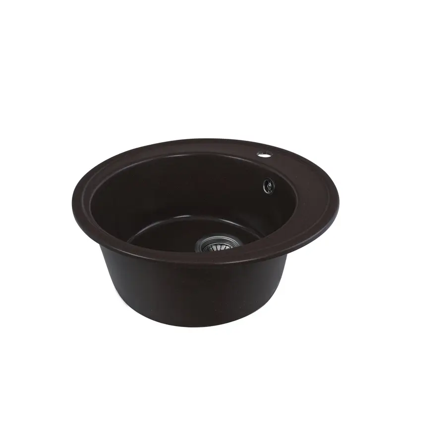 Гранітна мийка для кухні Platinum 510 YARA глянець Мокко