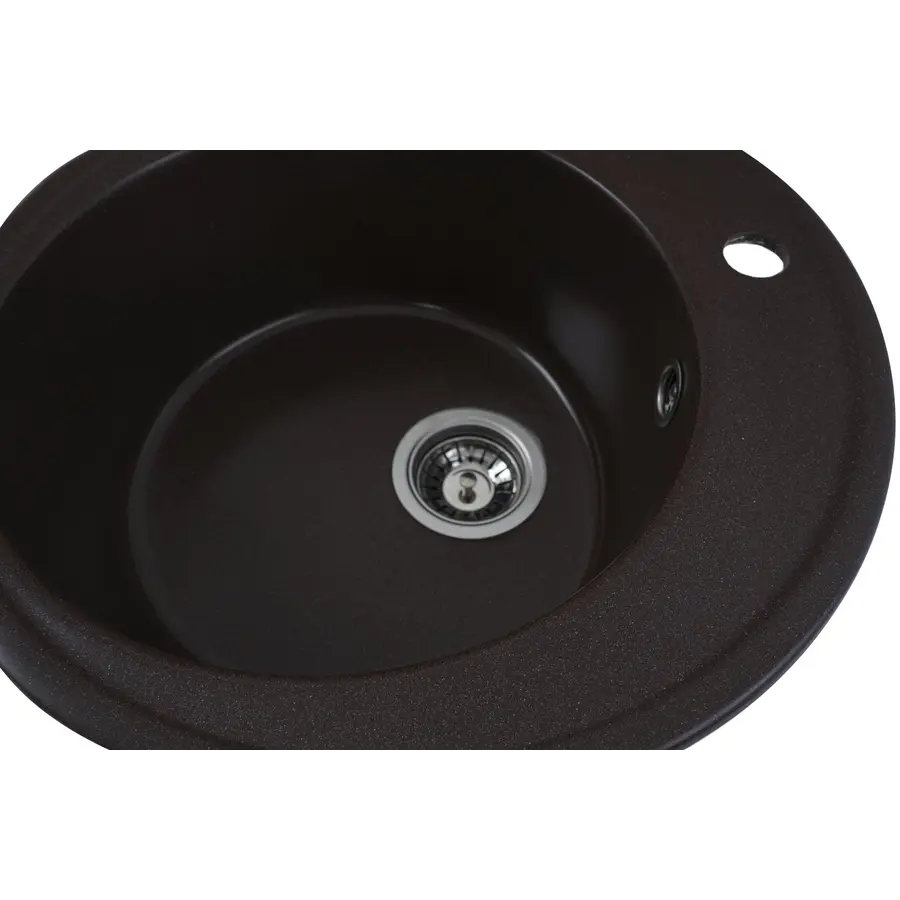 Гранітна мийка для кухні Platinum 510 YARA глянець Мокко