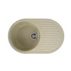 Гранітна мийка для кухні Platinum 7346 ASTORIA глянець Беж