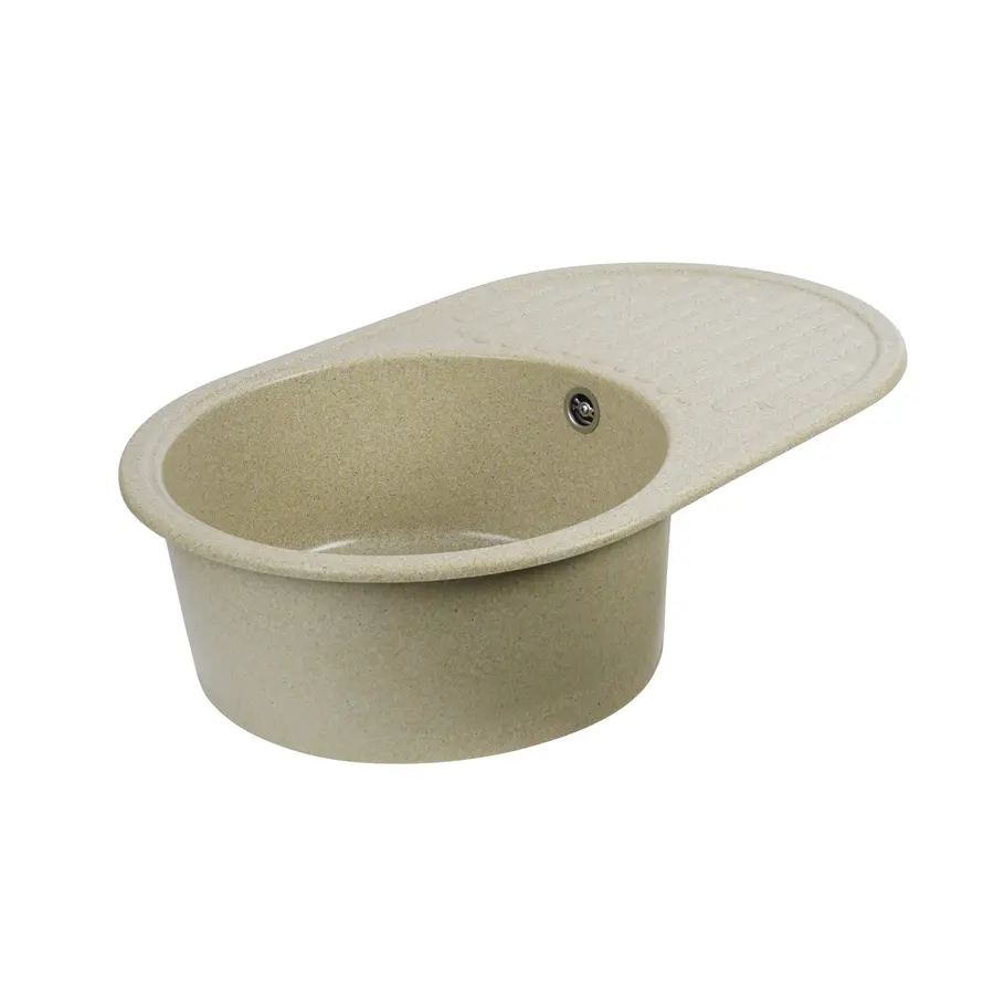 Гранітна мийка для кухні Platinum 7346 ASTORIA глянець Беж