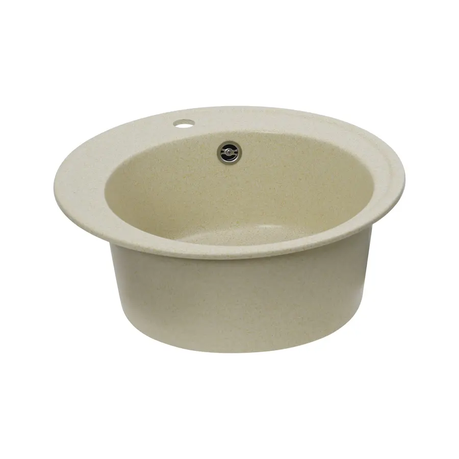 Гранітна мийка для кухні Platinum 510 YARA глянець Пісок