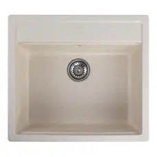 Гранітна мийка для кухні Platinum 5751 NIKA глянець Пісок