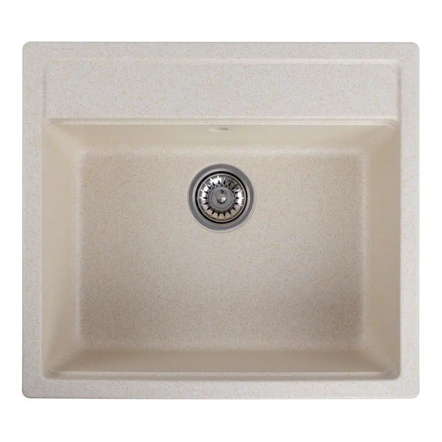 Гранітна мийка для кухні Platinum 5751 NIKA глянець Пісок