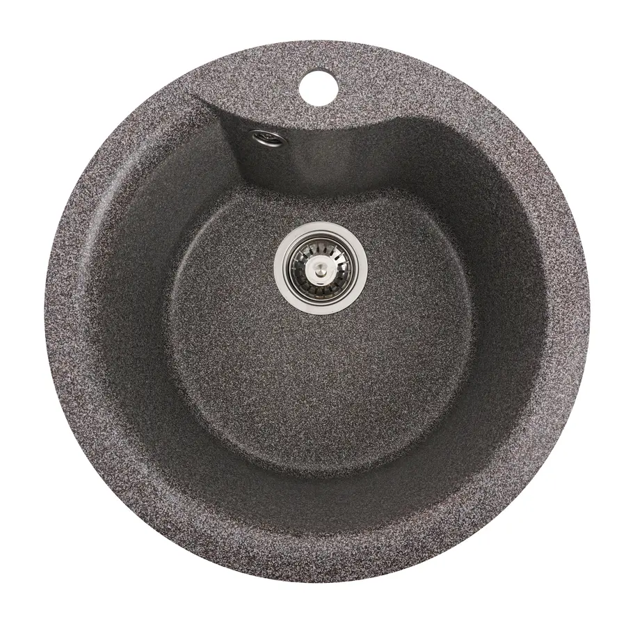 Гранітна мийка для кухні Platinum 480 TURAS матова Мікс