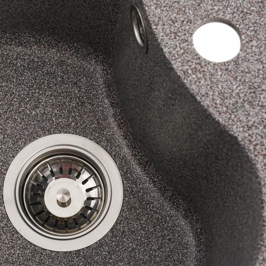 Гранітна мийка для кухні Platinum 480 TURAS матова Мікс