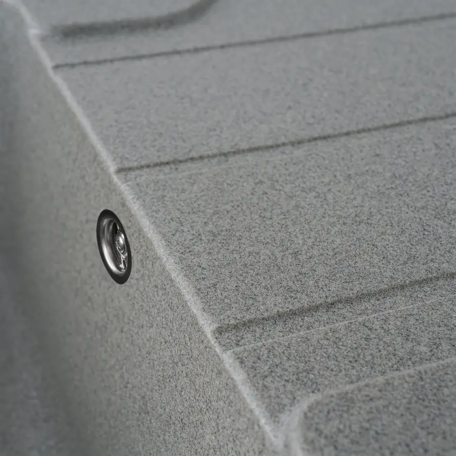 Гранітна мийка для кухні Platinum 7850 VERONA матова Сіра