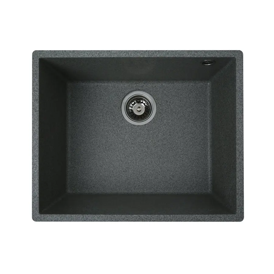 Гранітна мийка для кухні Platinum 5444 OASIS матова Сіра