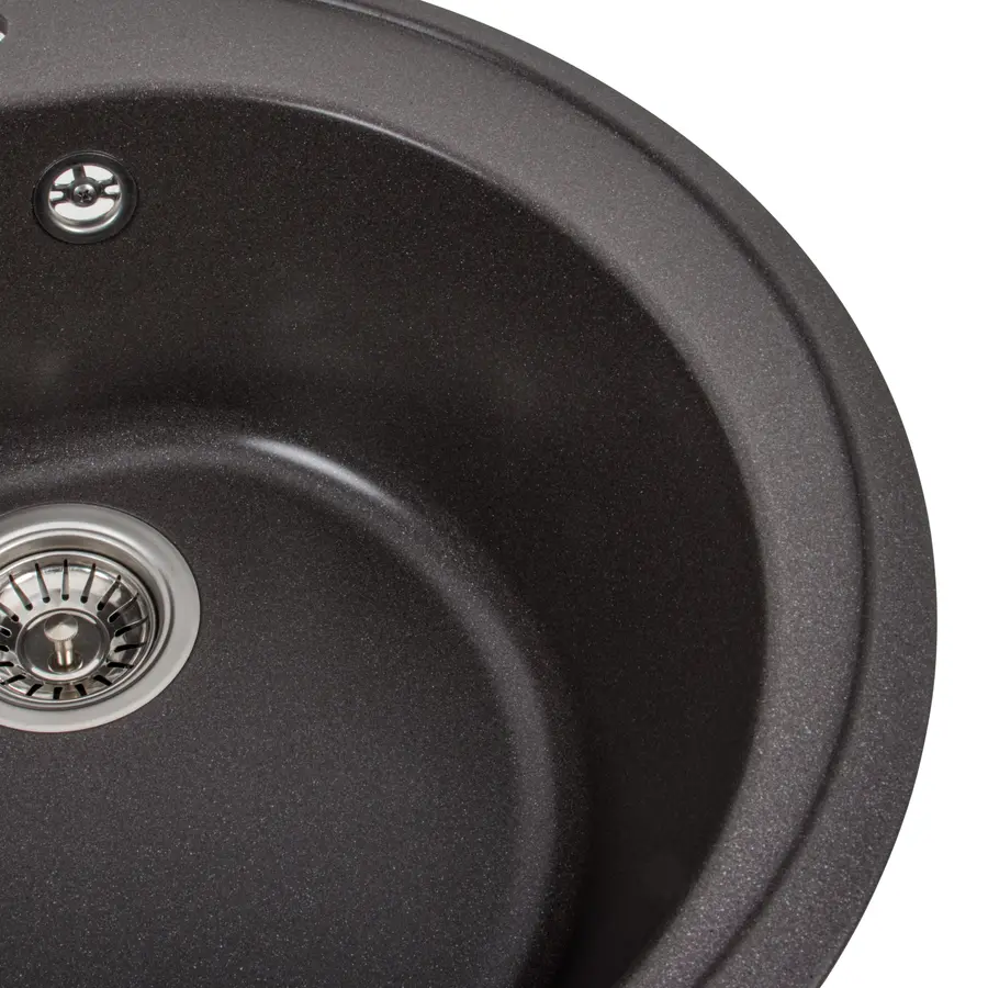 Гранитная мойка для кухни Platinum 510 LUNA матовая Гренадин