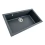Гранітна мийка для кухні Platinum 7945 Paruana матова (антрацит)