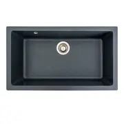 Гранітна мийка для кухні Platinum 7945 Paruana матова (антрацит)