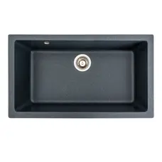 Гранітна мийка для кухні Platinum 7945 Paruana матова (антрацит)