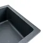 Гранітна мийка для кухні Platinum 7945 Paruana матова (антрацит)
