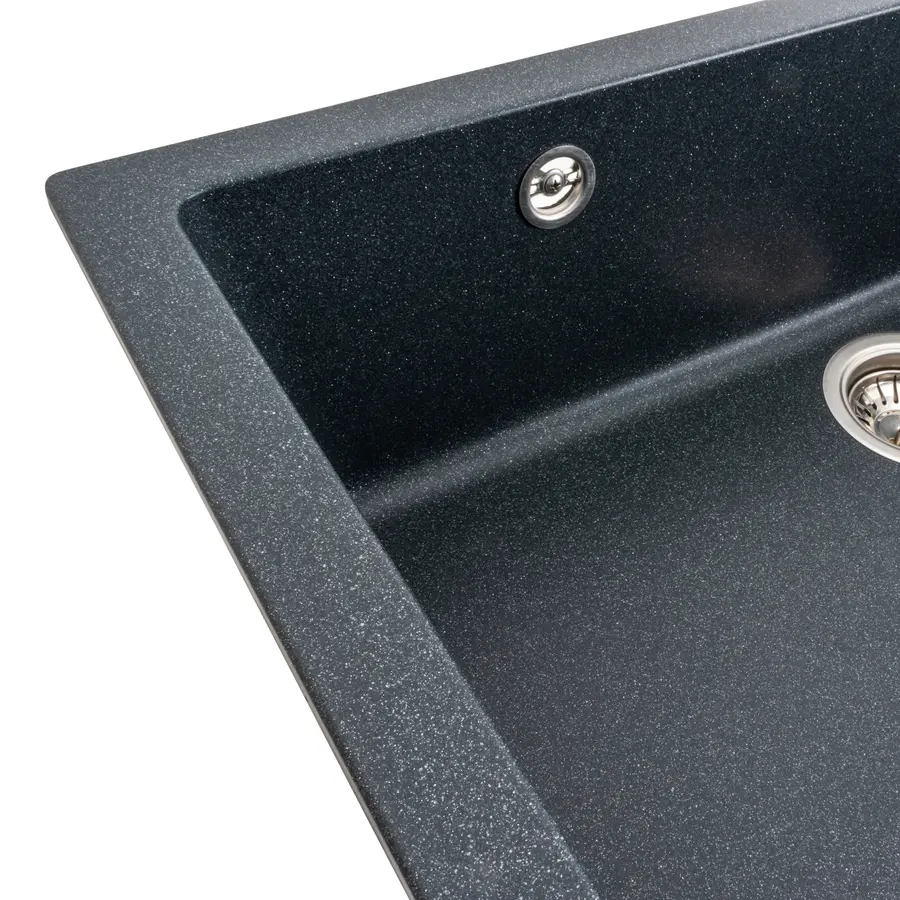 Гранітна мийка для кухні Platinum 7945 Paruana матова (антрацит)