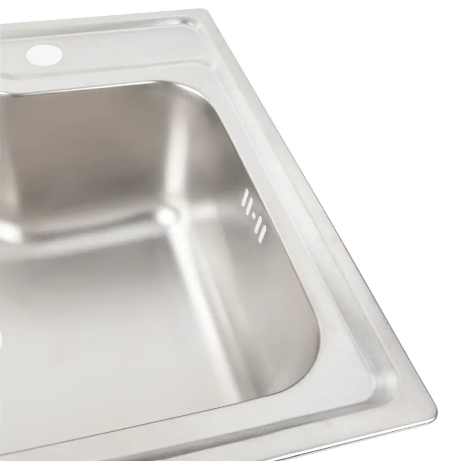 Кухонна мийка з нержавіючої сталі Platinum САТИН 5845 (0,8/180 мм)