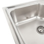 Кухонна мийка з нержавіючої сталі Platinum САТИН 5845 (0,8/180 мм)