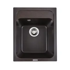 Гранітна мийка для кухні Platinum 4050 KORRADO матова Шоколад