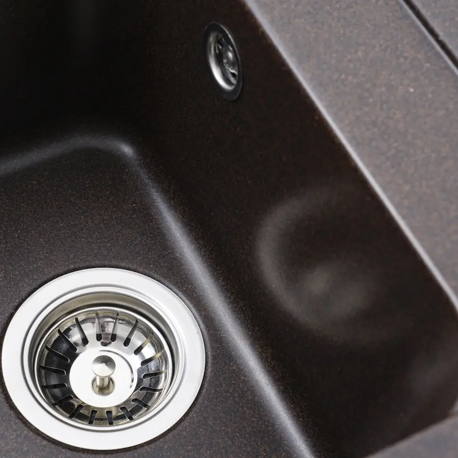 Гранітна мийка для кухні Platinum 4050 KORRADO матова Шоколад