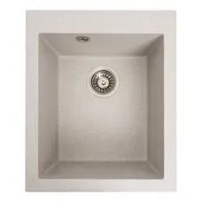 Гранітна мийка для кухні Platinum 4150 SOKIL матова (топаз)