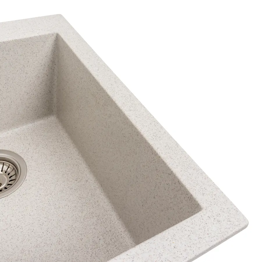 Гранітна мийка для кухні Platinum 4150 SOKIL матова (топаз)