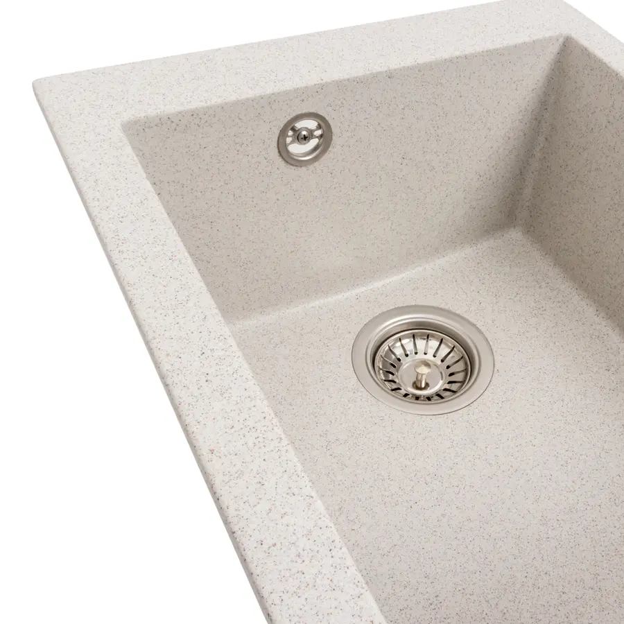 Гранітна мийка для кухні Platinum 4150 SOKIL матова (топаз)