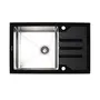 Кухонна мийка Germece Handmade Black Glass 780х510х200